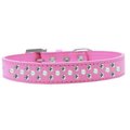 Unconditional Love Sprinkles Pearl & Clear Crystals Dog CollarBright Pink Size 18 UN797371